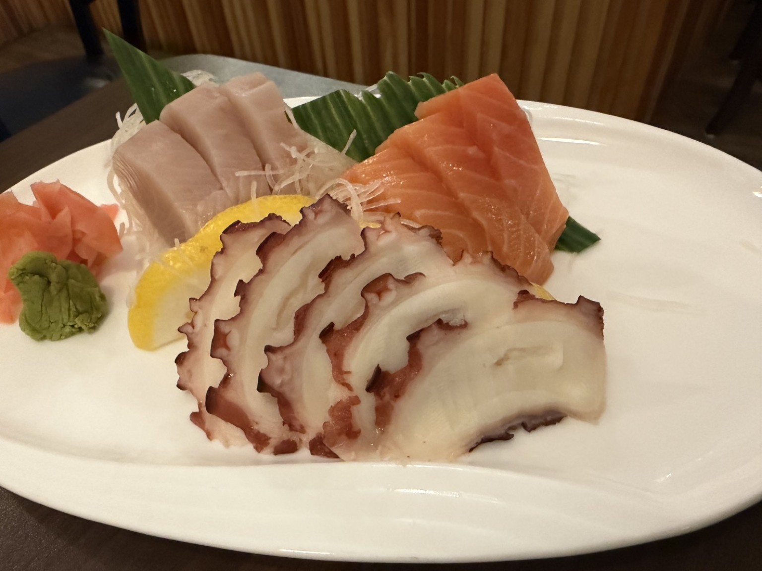 Fresh sashimi